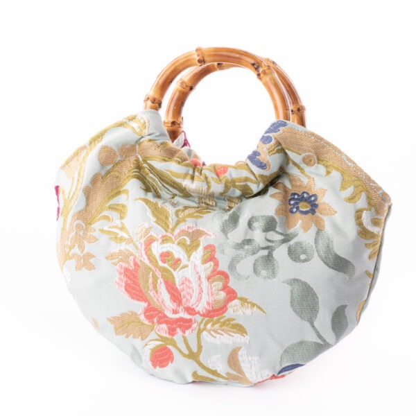 Mini bag in seta celeste Sissi - La pochette di Martina