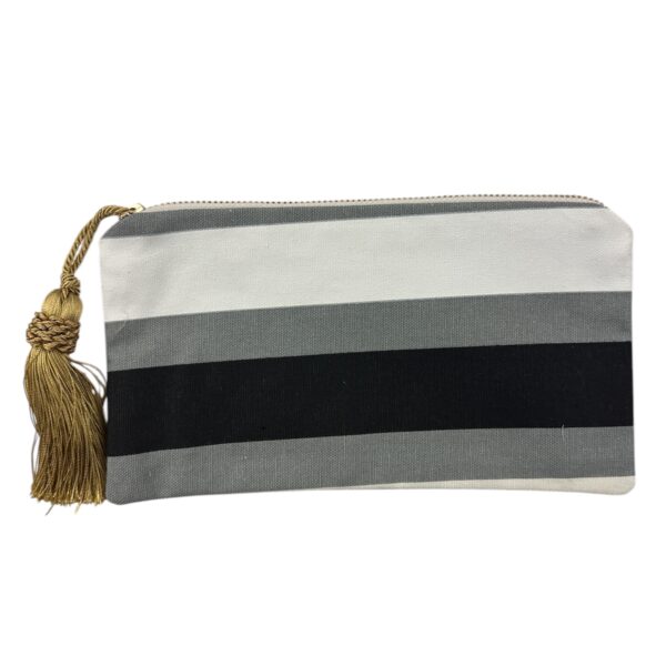 Pochette rettangolare righe orizzontali - Flo Concept
