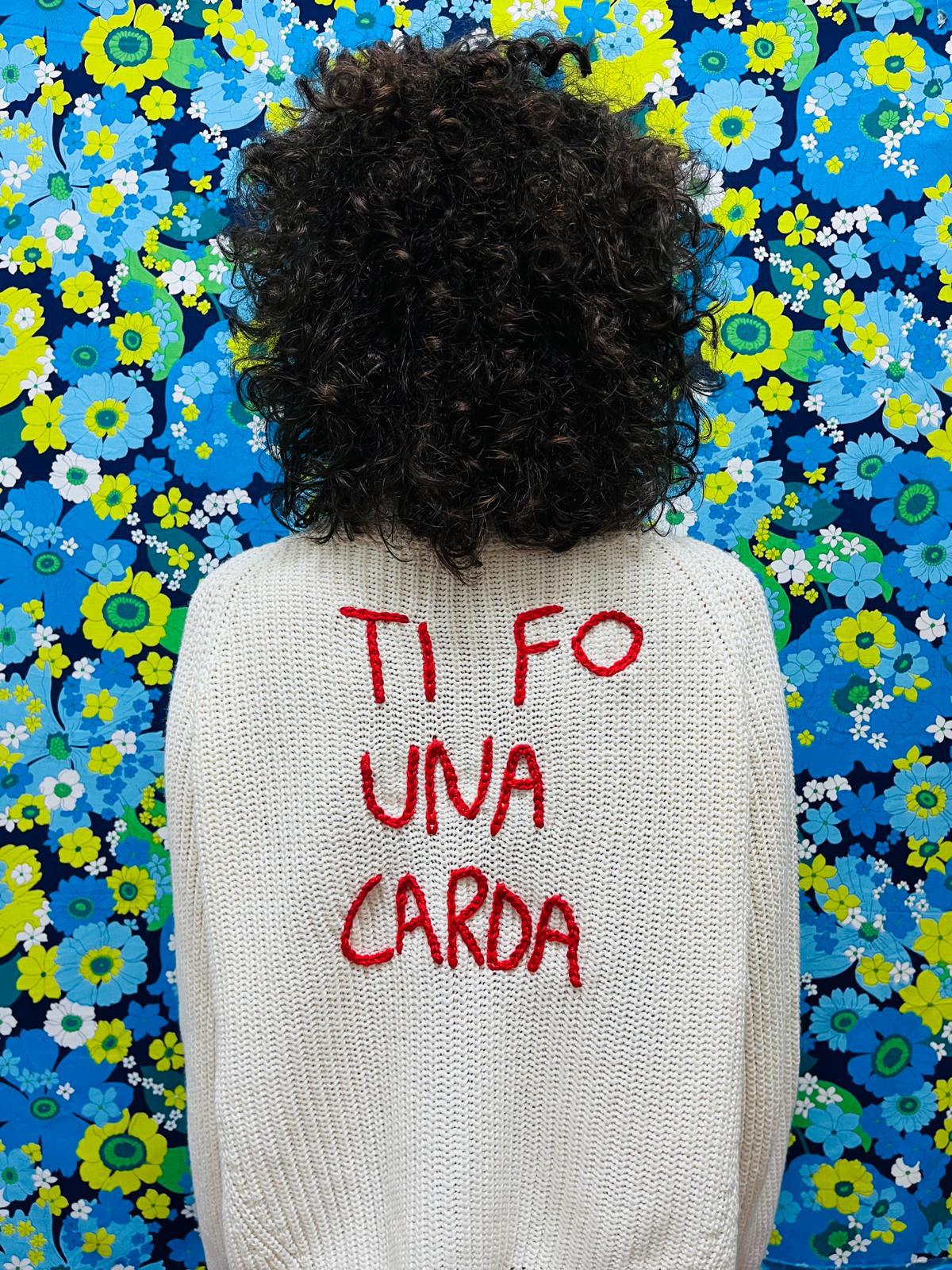 Cardigan ricamo a mano - Almeno Nevicasse - immagine 4