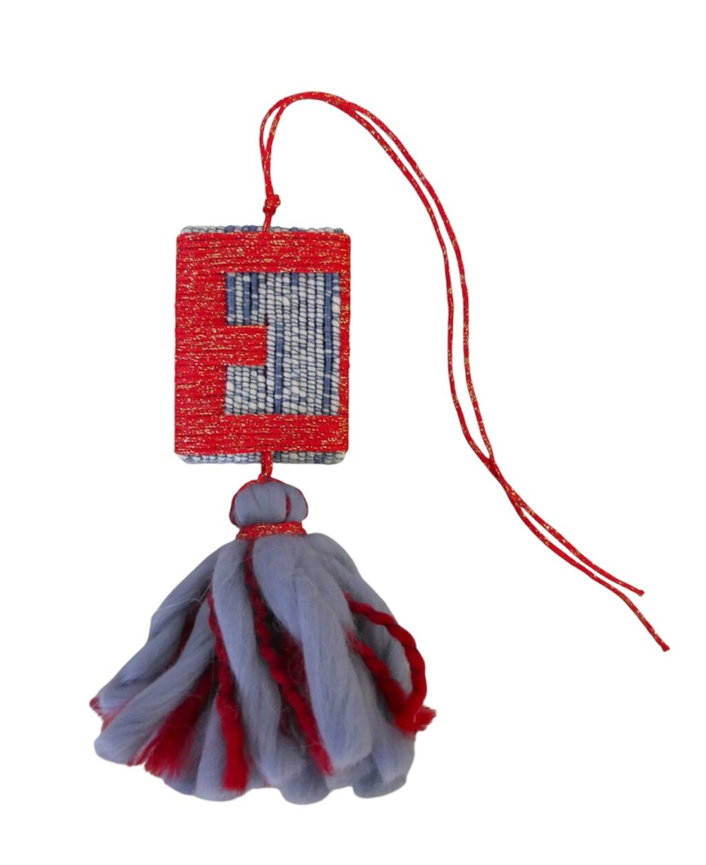 Tassel with customizable letter