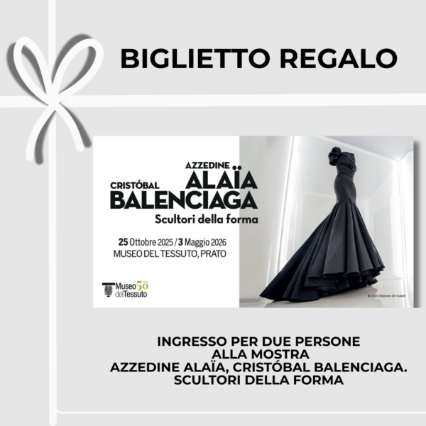 Biglietto regalo: ingresso per due persone alla mostra Azzedine Alaïa, Cristóbal Balenciaga. Scultori della forma